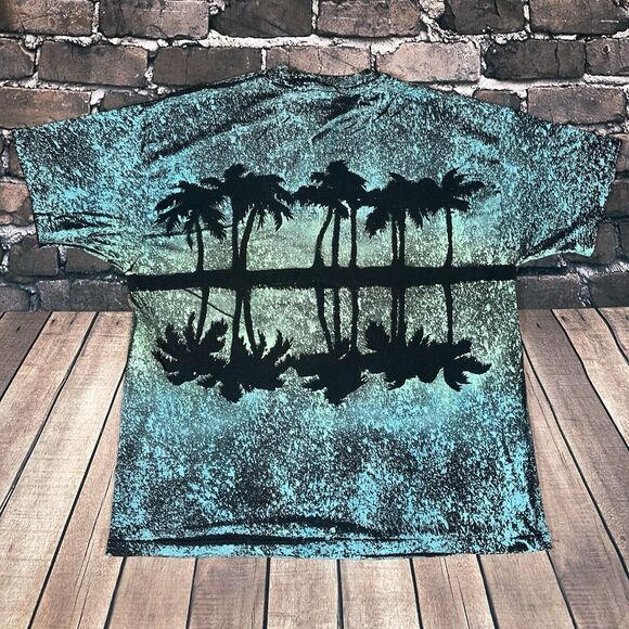 Vintage San Diego Shirt Size XL All Over Print California Beach Palm Trees RARE - Picture 10 of 10